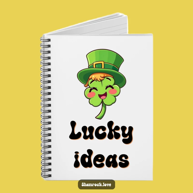 Funny Leprechaun Shamrock Notebook - Journal St. Patrick's Day
